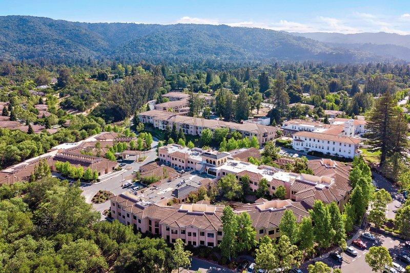 Saratoga Retirement Community aerial view