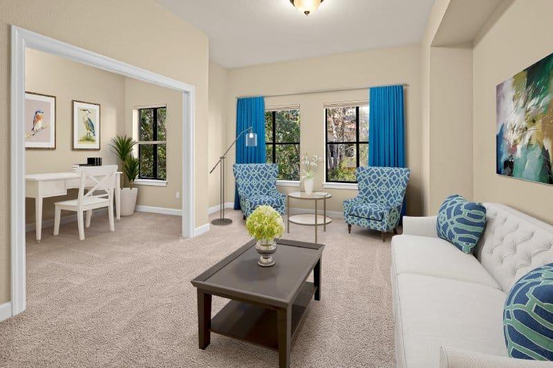 Saratoga Retirement Community residence living room
