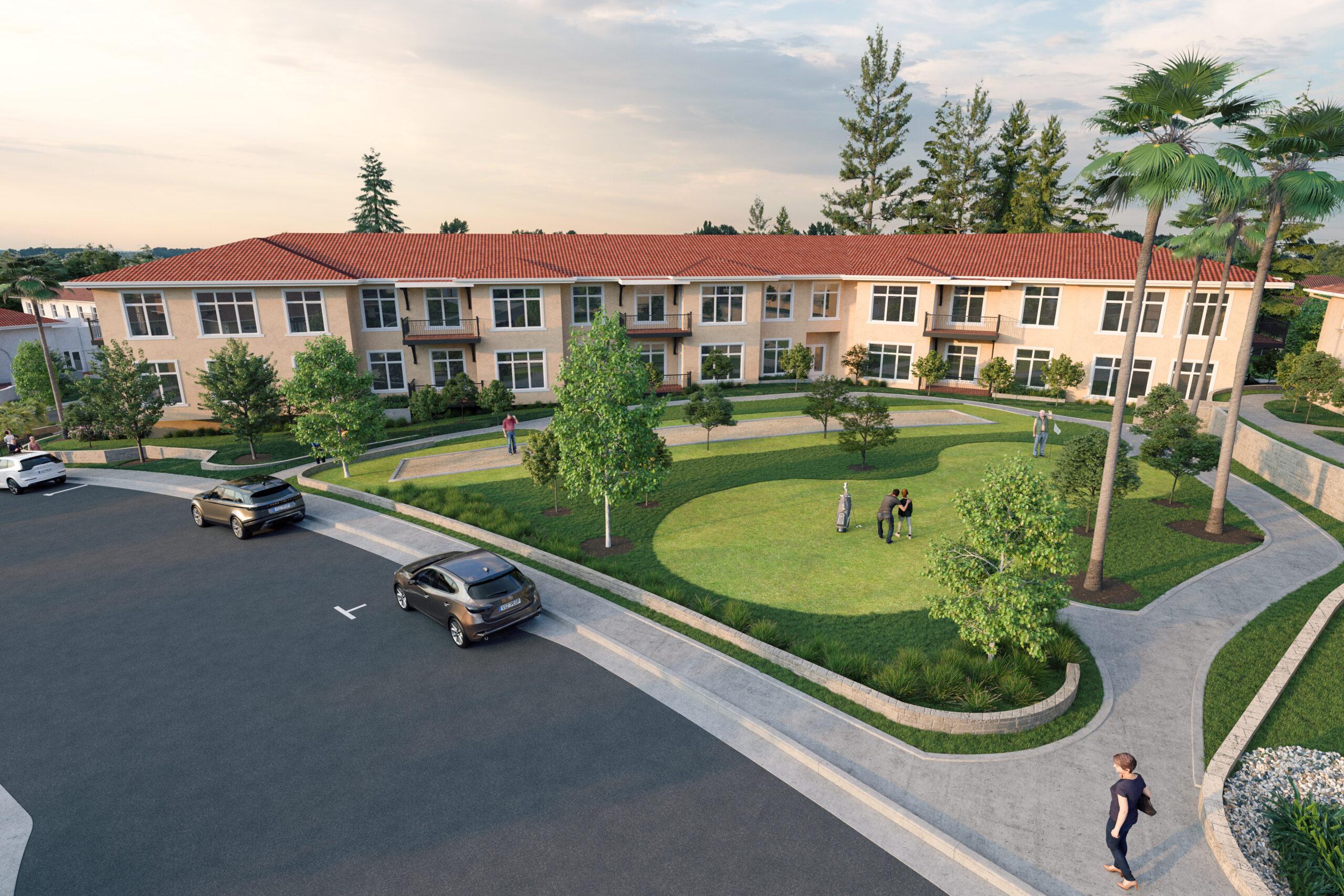 Rendering of Building A of Saratoga Expansion